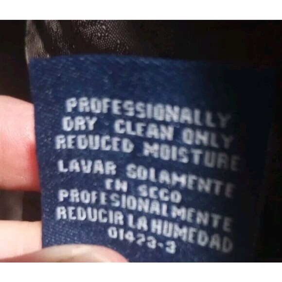 Stafford 46R Classic Fit CORDUROY w/ Elbow Patches Sport Coat Blazer Jacket Blue - Picture 12 of 12